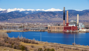 Smoke Stacks and Snowy Mountain
